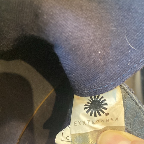 Ugg Freamon navy suede chukka lace up sneaker boot Sz 12 - Picture 9 of 11